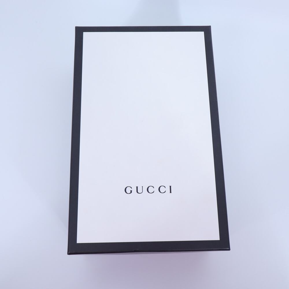 GUCCI Black and White Shoe Size Gift Box 7.5x12.5x4.25